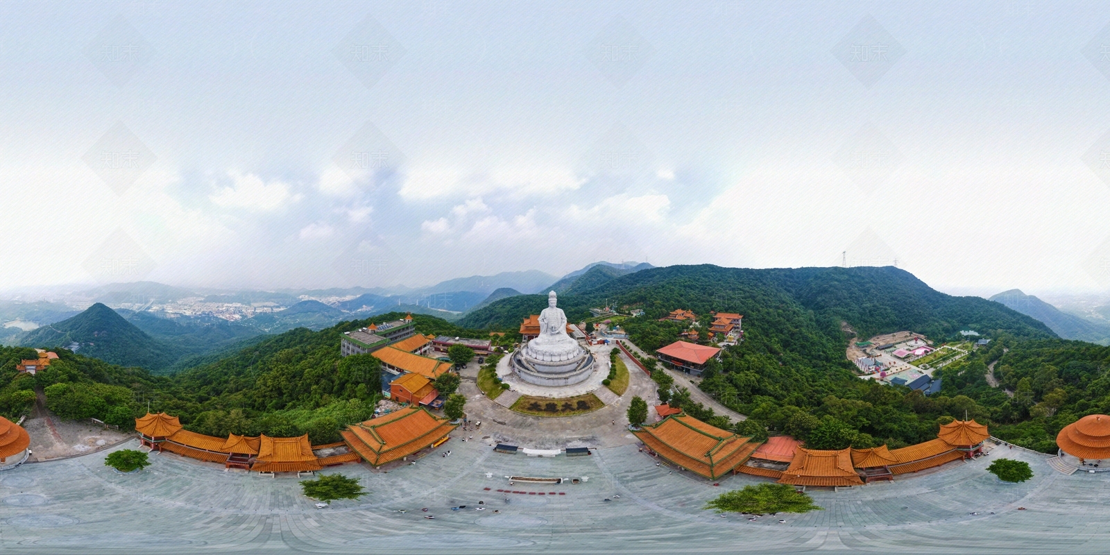 寺庙绿化风景HDR贴图下载【ID:1156888846】