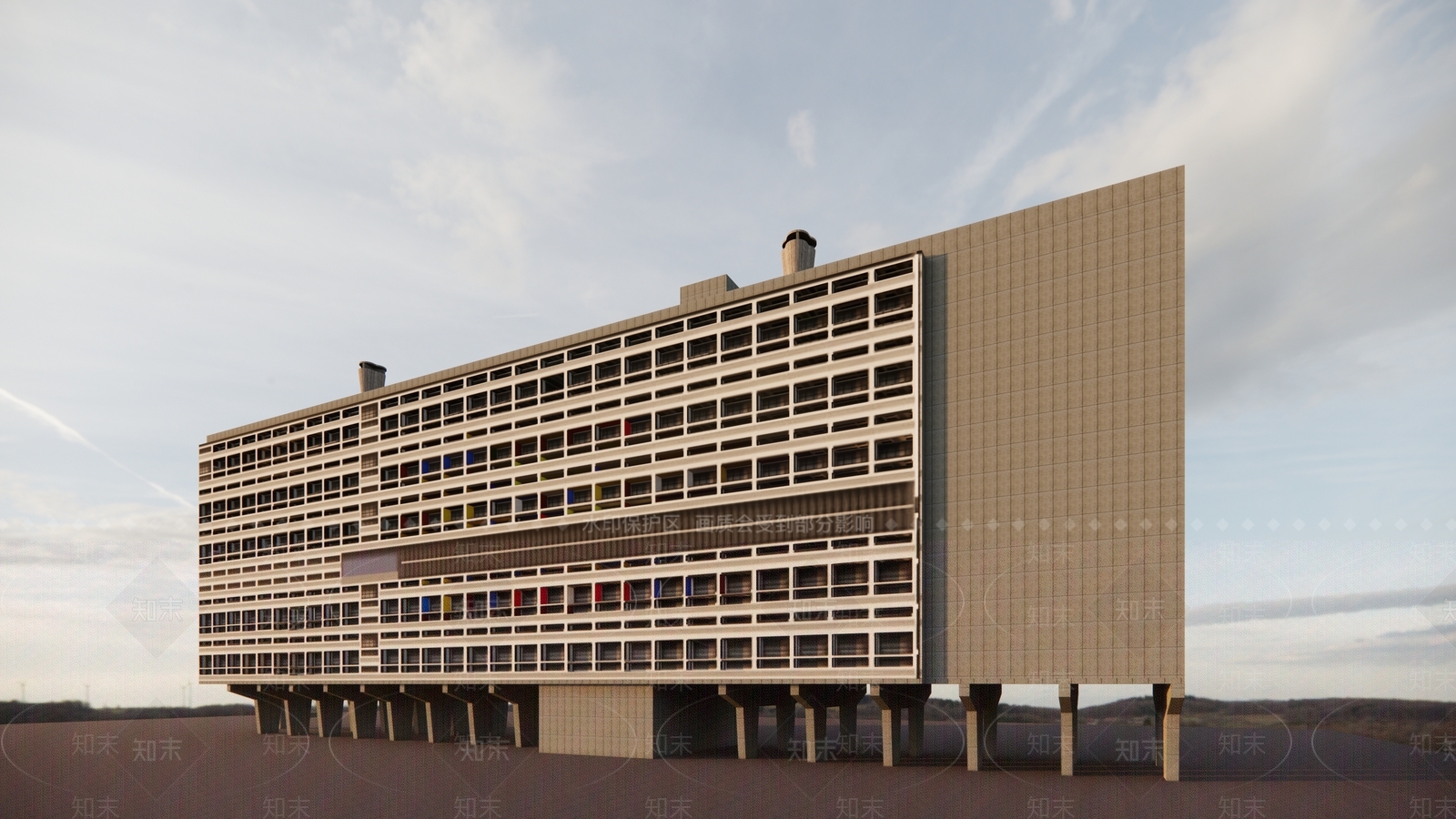 柯布西耶宿舍楼KALIVODASU模型下载【ID:1156891026】