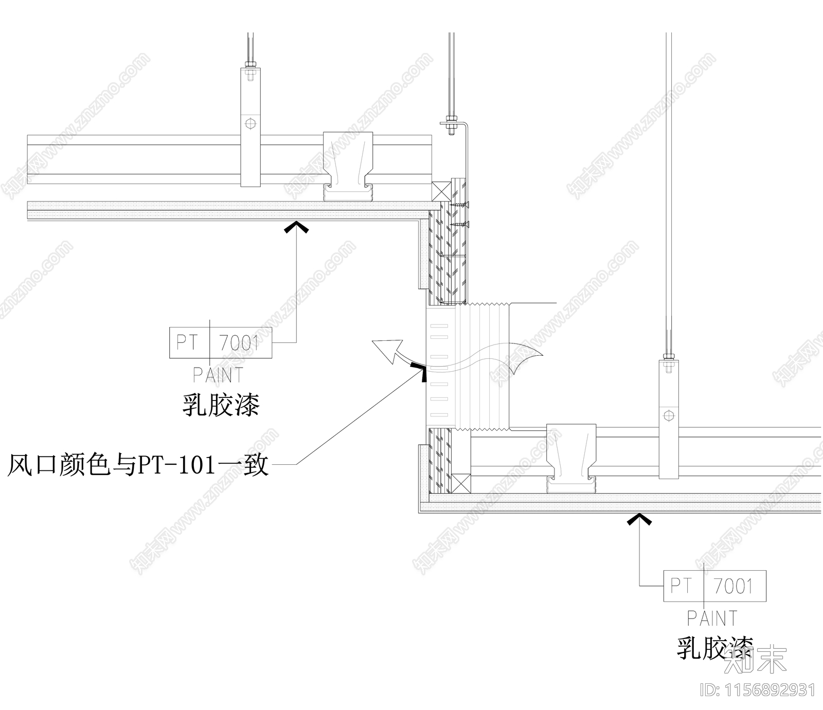 空调风口节点施工图下载【ID:1156892931】