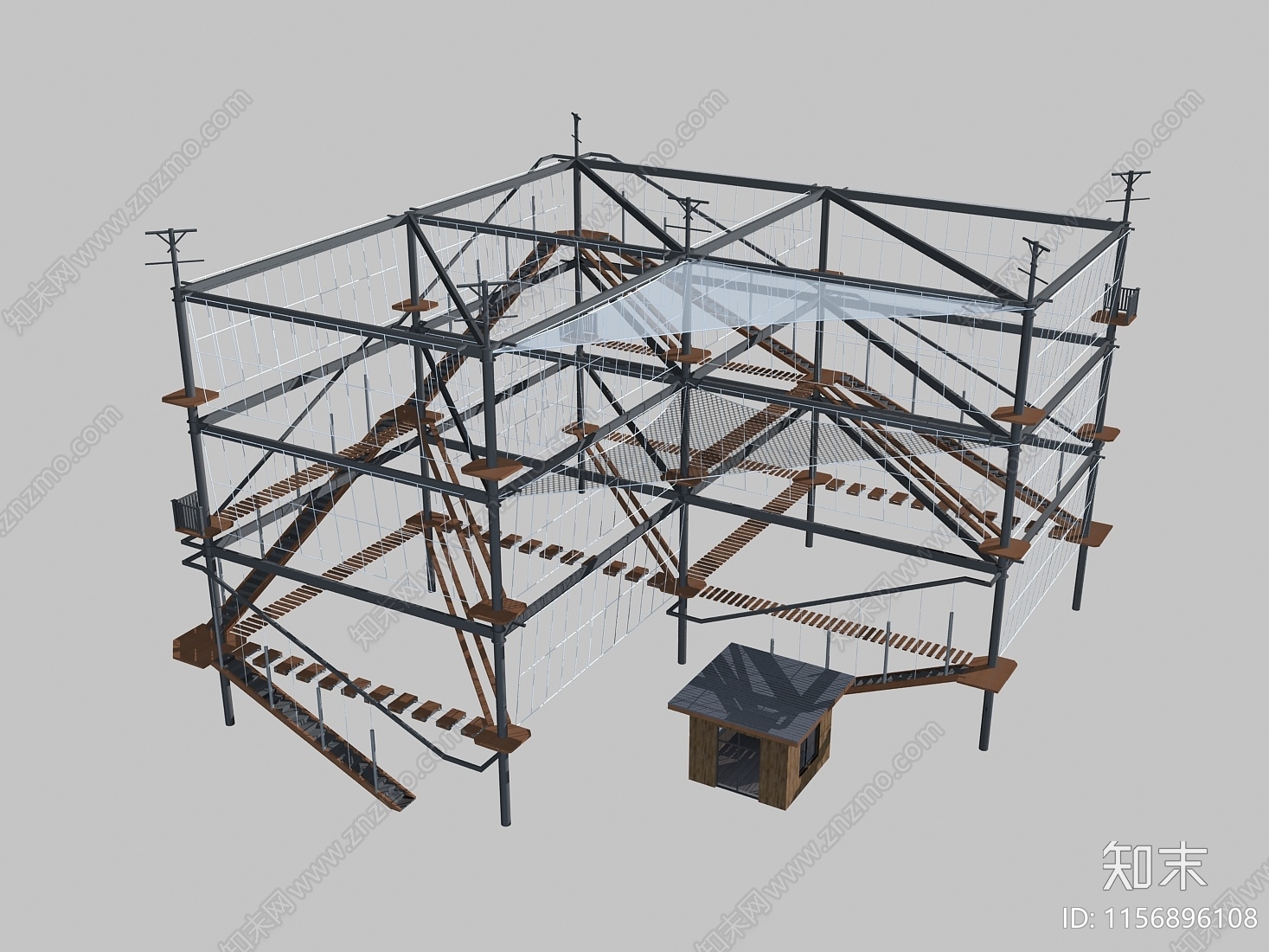 攀爬器材3D模型下载【ID:1156896108】