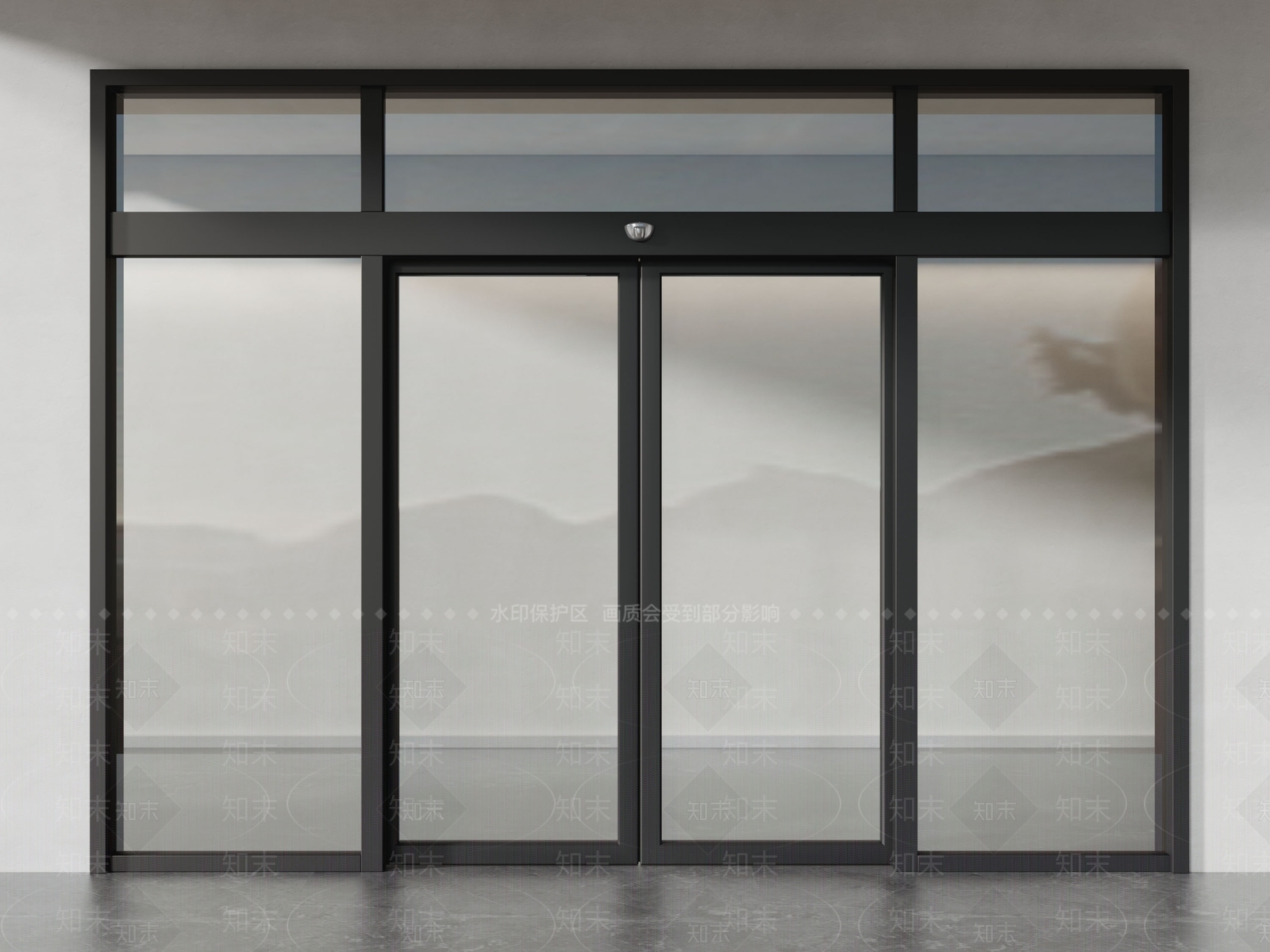 现代电动门3D模型下载【ID:1156910743】