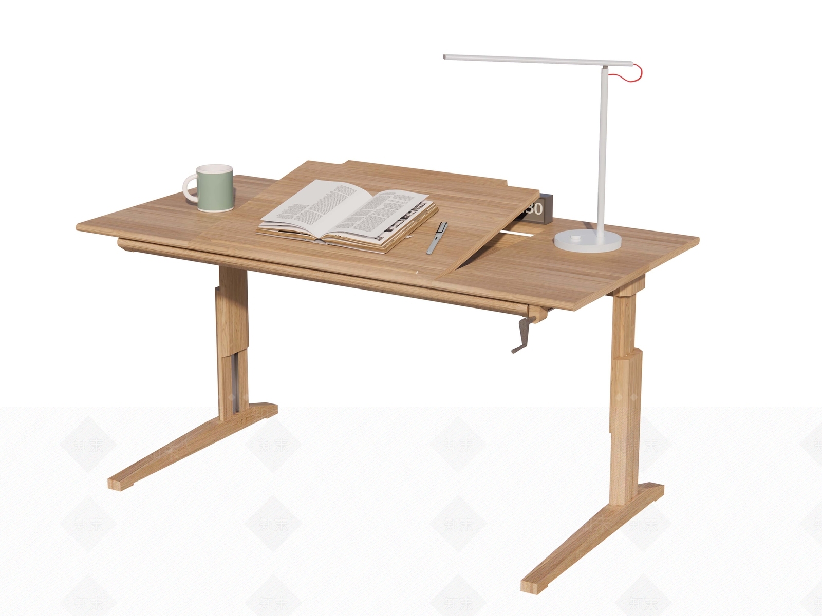 现代儿童书桌3D模型下载【ID:1156911016】