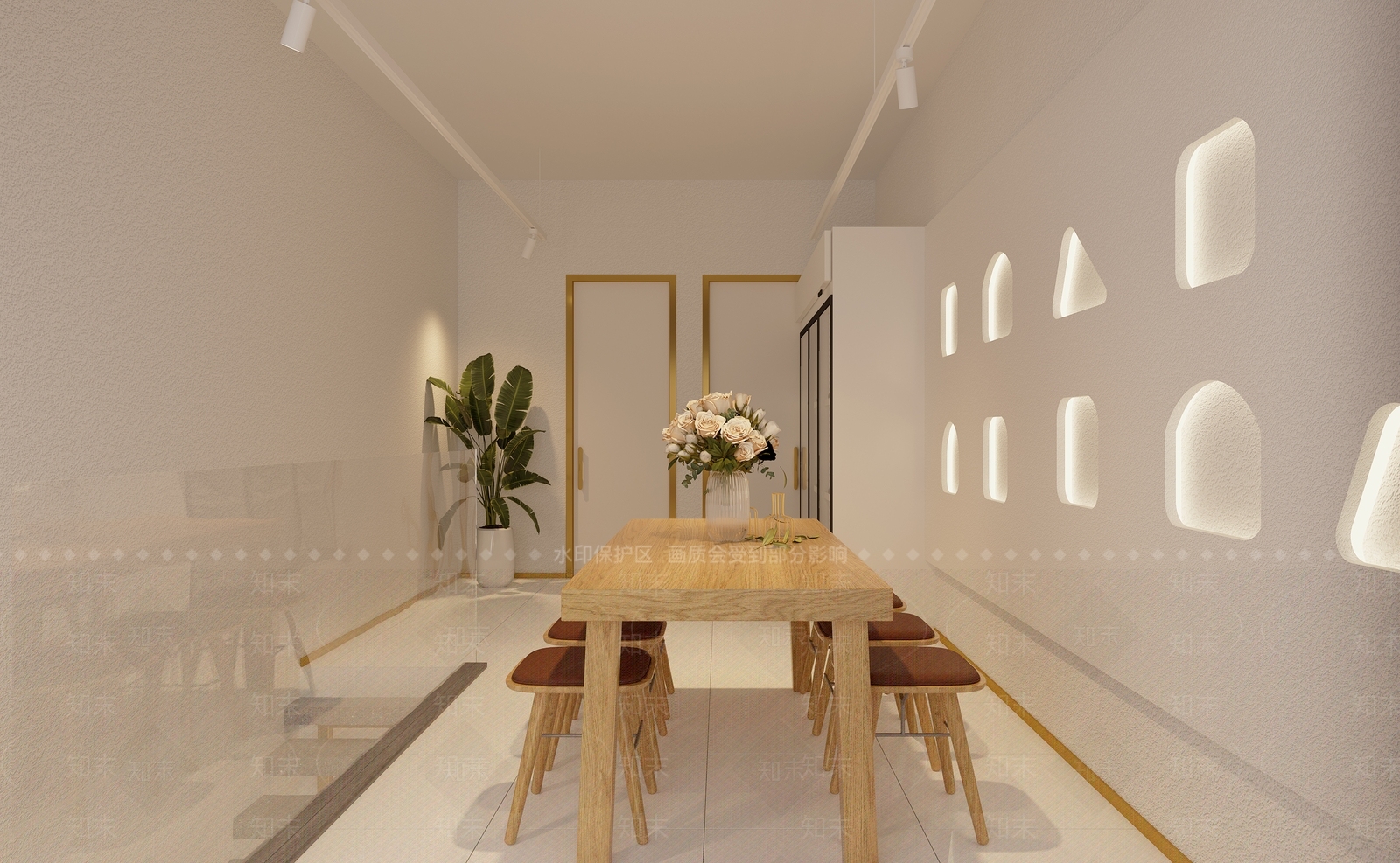 现代甜品面包店3D模型下载【ID:1156918902】