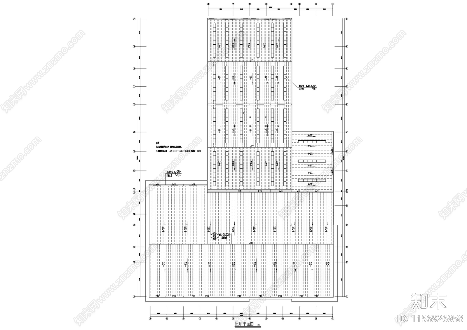 宝马4S店建筑cad施工图下载【ID:1156926958】