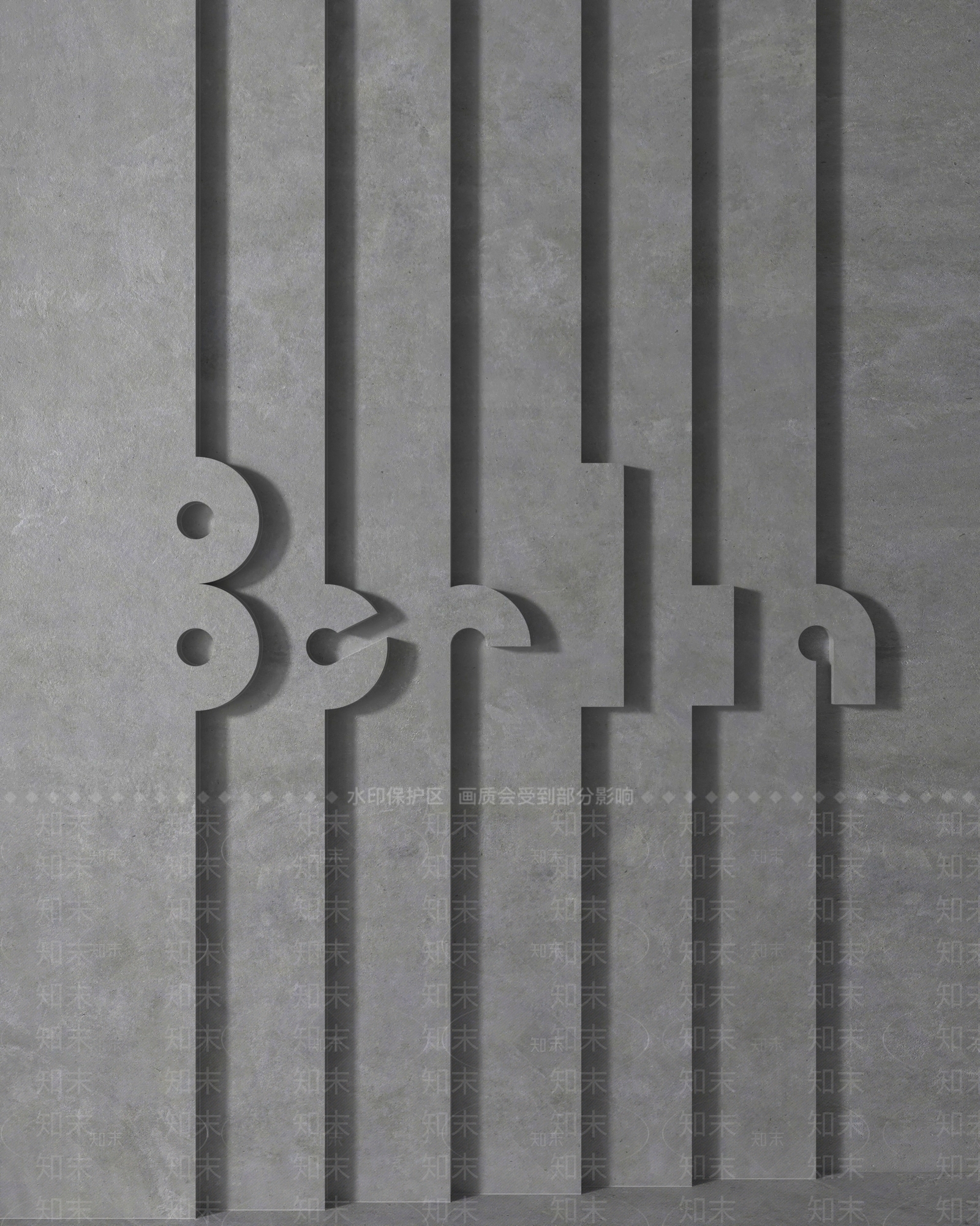 现代创意造型墙3D模型下载【ID:1156931882】