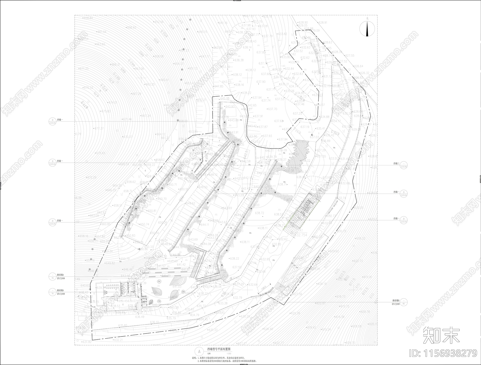 沙坪镇金山寨露营基地建设项目工程设计cad施工图下载【ID:1156938279】