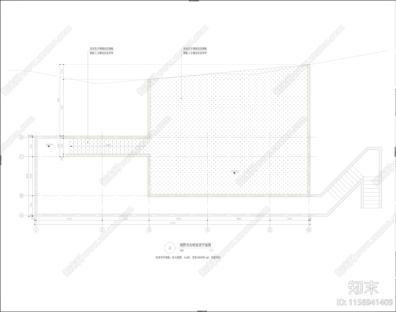 户外营地音乐吧建筑详图施工图下载【ID:1156941409】