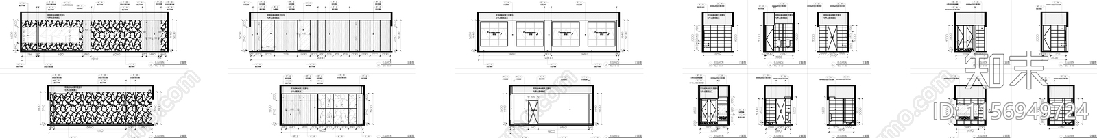 健身房平立面全局设计cad施工图下载【ID:1156949724】