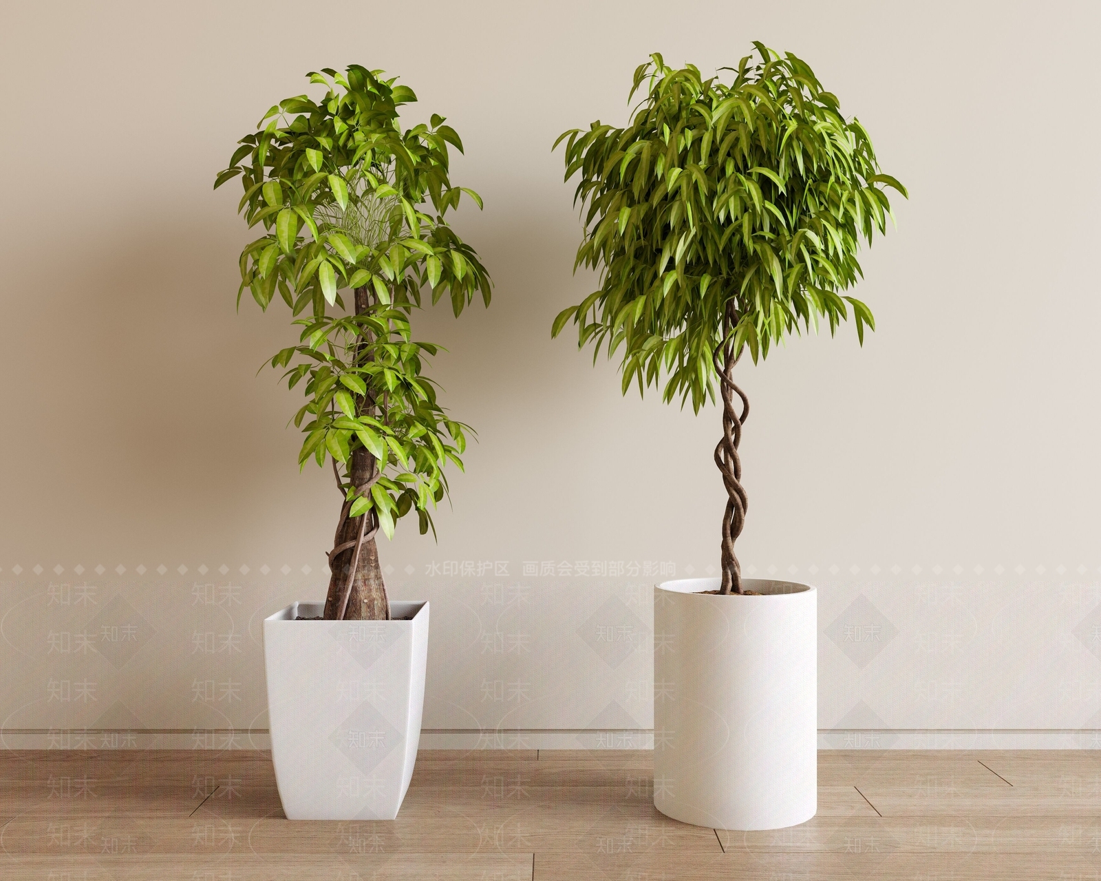 发财树3D模型下载【ID:1156956942】