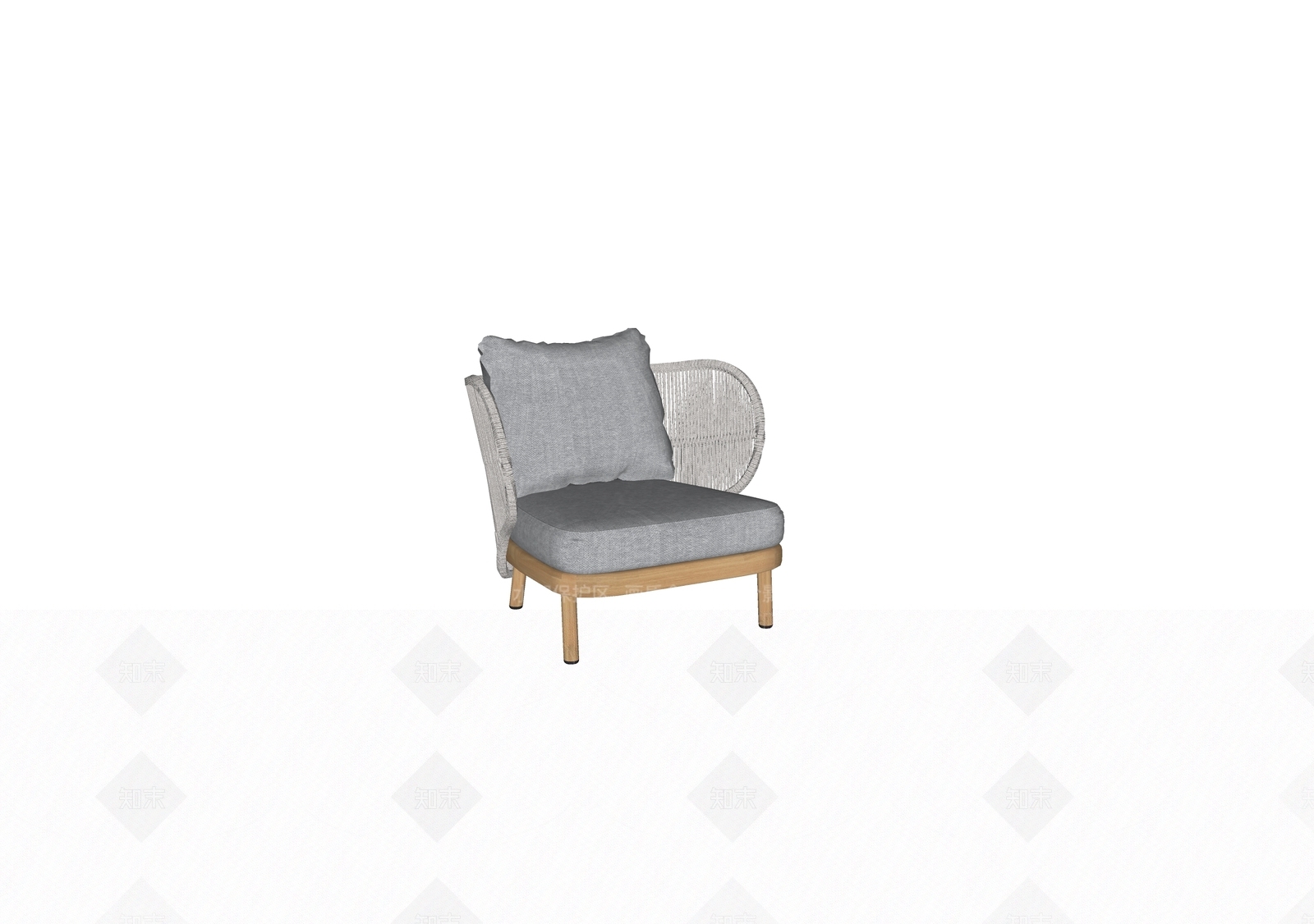 现代椅SU模型下载【ID:1156971872】