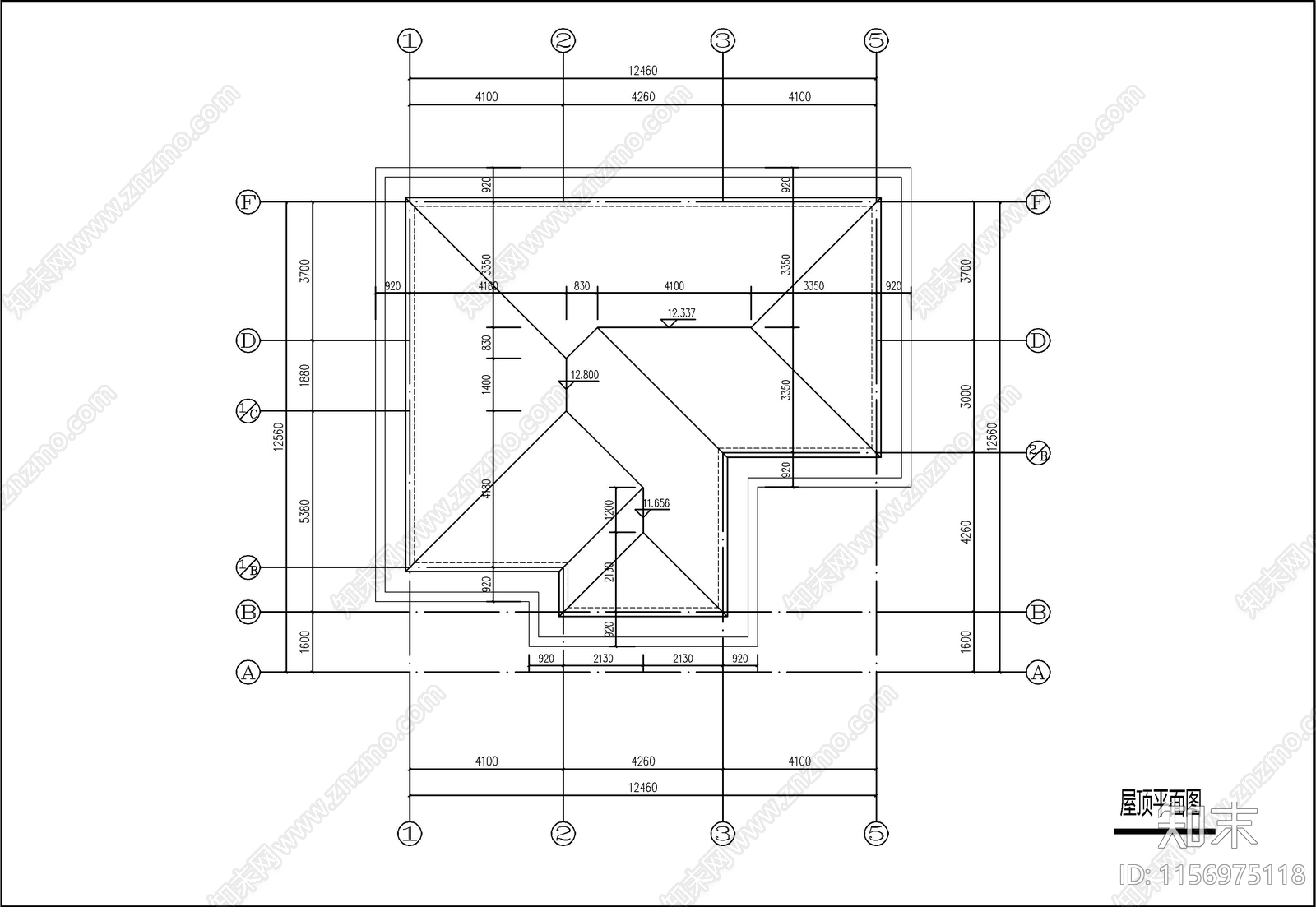 新中式三层自建房施工图下载【ID:1156975118】