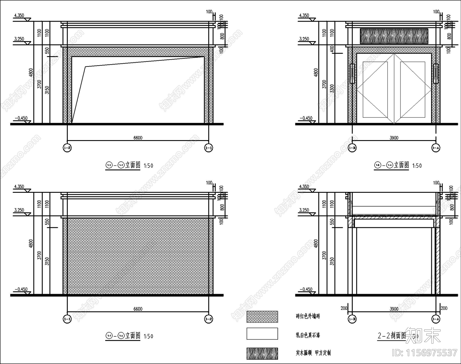 三层自建房cad施工图下载【ID:1156975537】