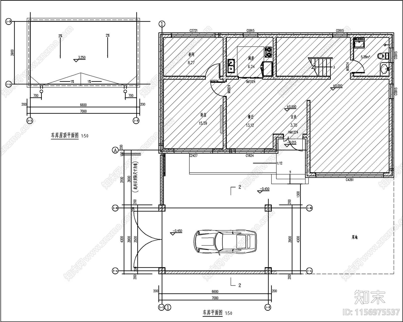 三层自建房cad施工图下载【ID:1156975537】