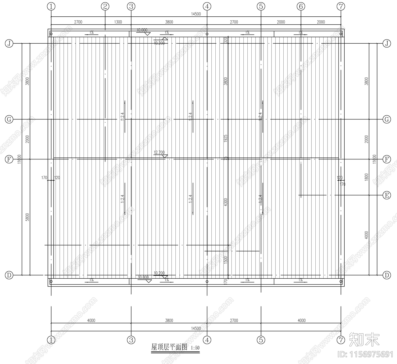 三层自建房cad施工图下载【ID:1156975691】