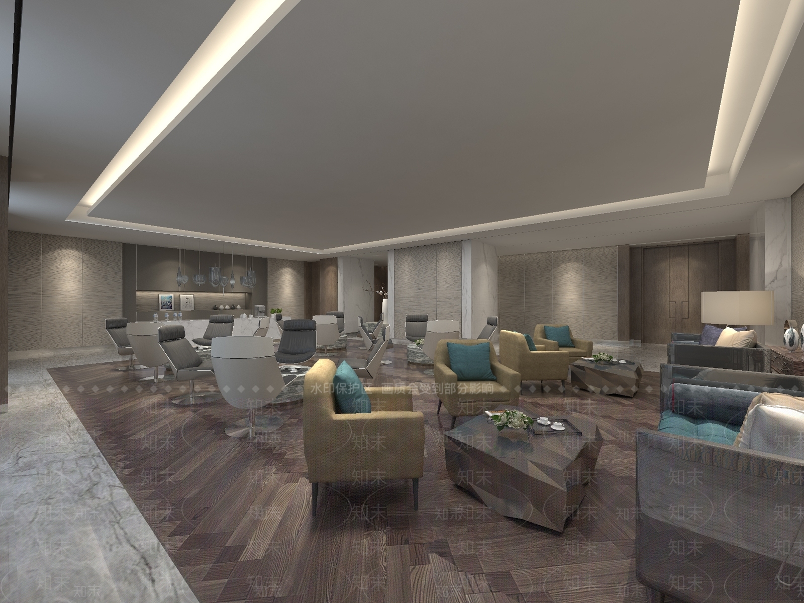 现代公司洽谈区3D模型下载【ID:1156978221】