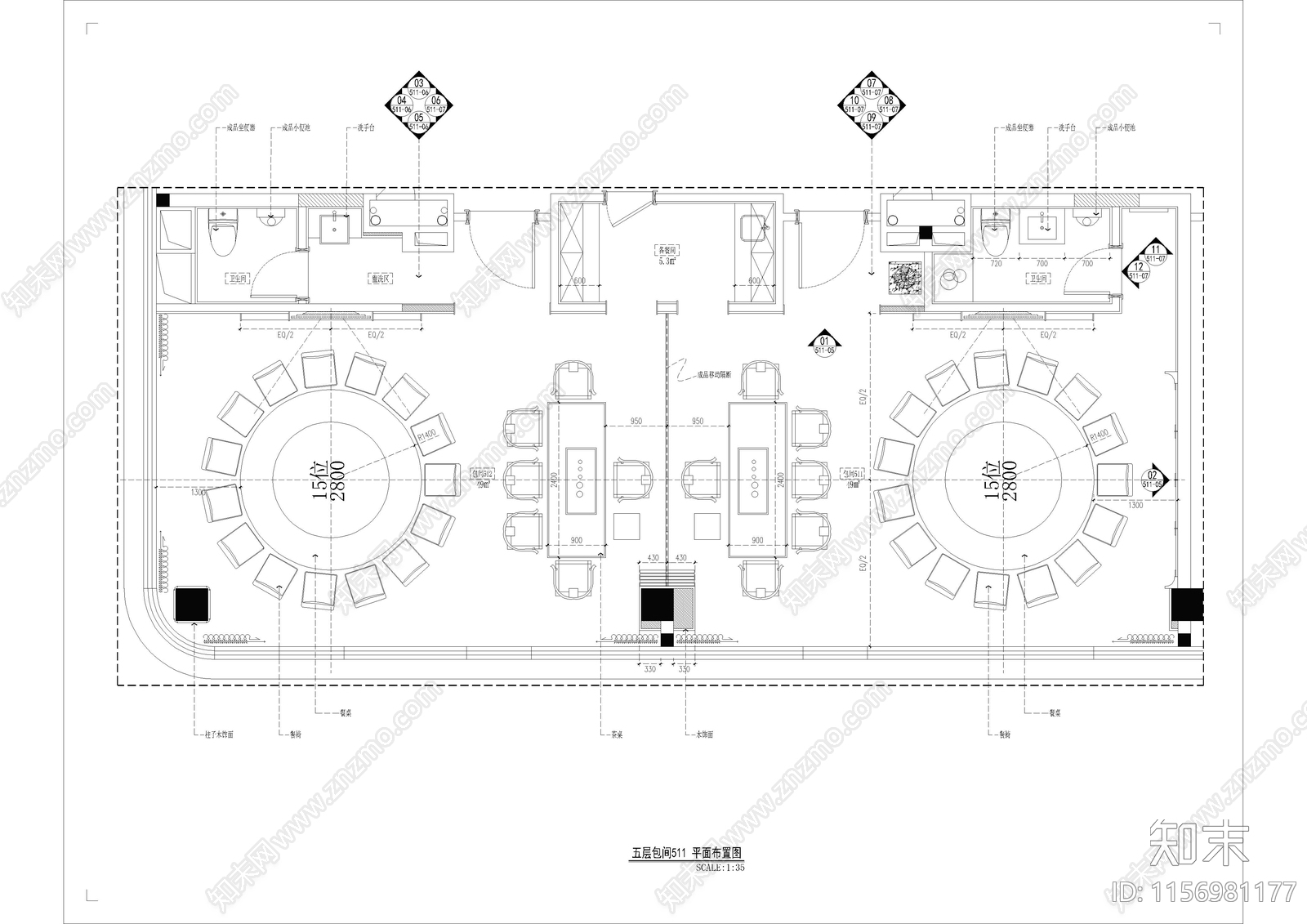福建新中式大型cad施工图下载【ID:1156981177】