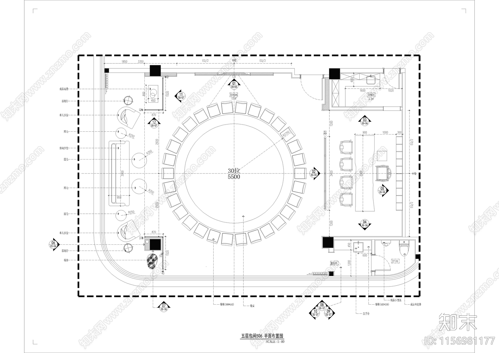福建新中式大型cad施工图下载【ID:1156981177】