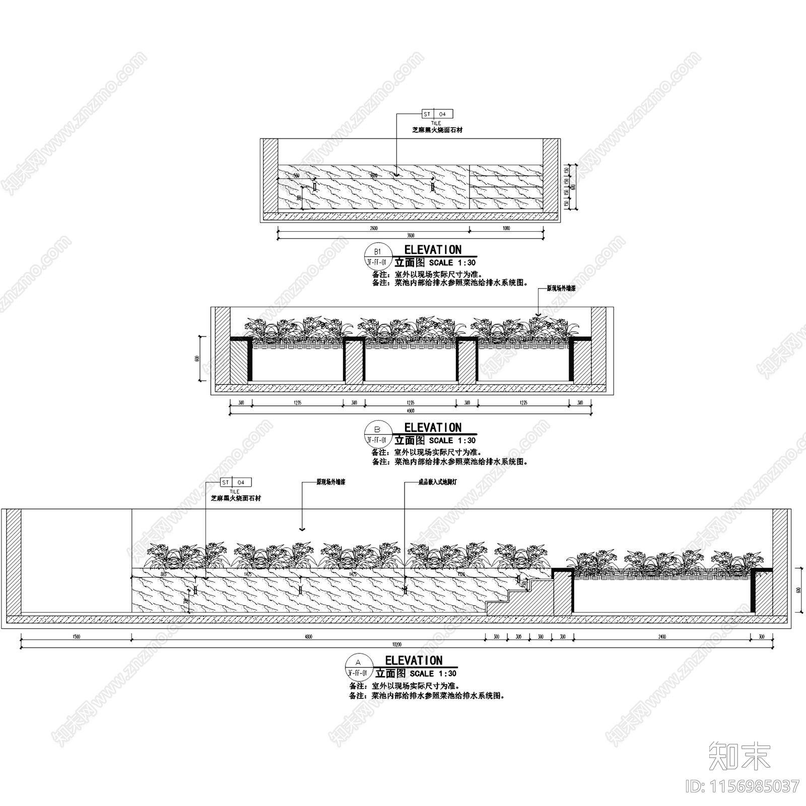 现代简欧达州通锦国际嘉园三层别墅无主灯室内家装cad施工图下载【ID:1156985037】