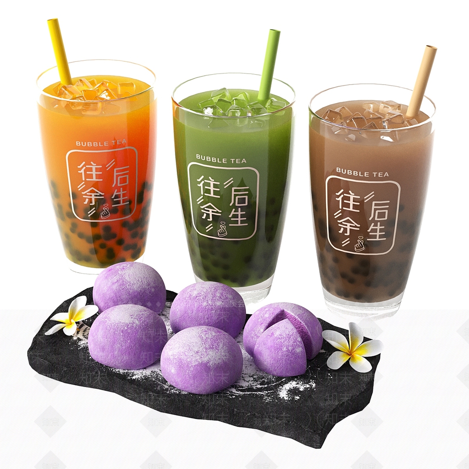 现代饮料3D模型下载【ID:1157002651】