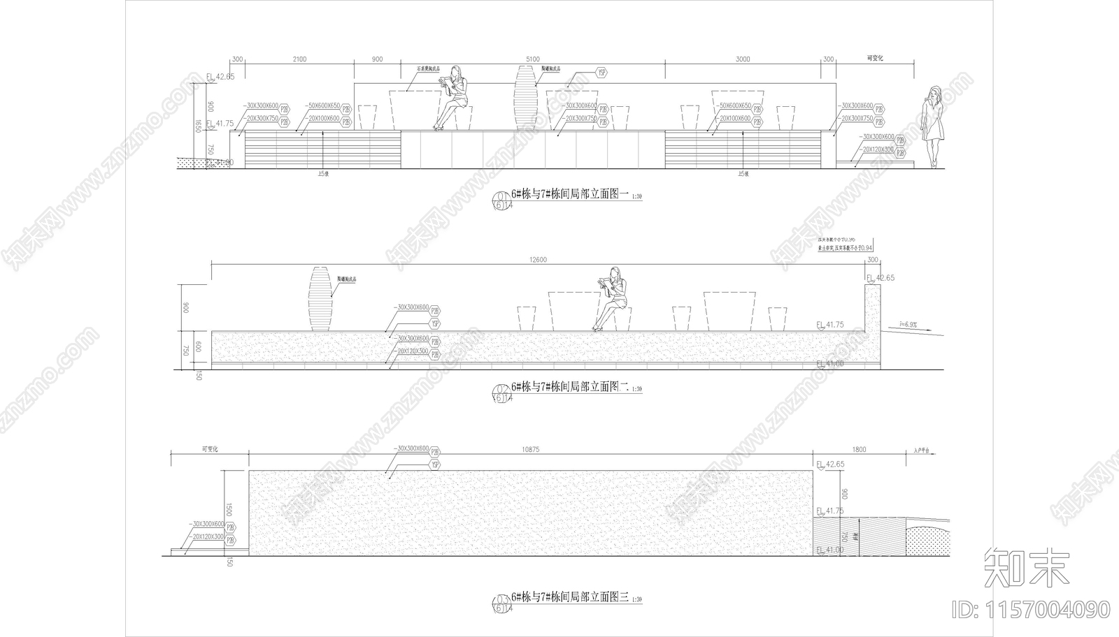 庭院平台做法详图cad施工图下载【ID:1157004090】