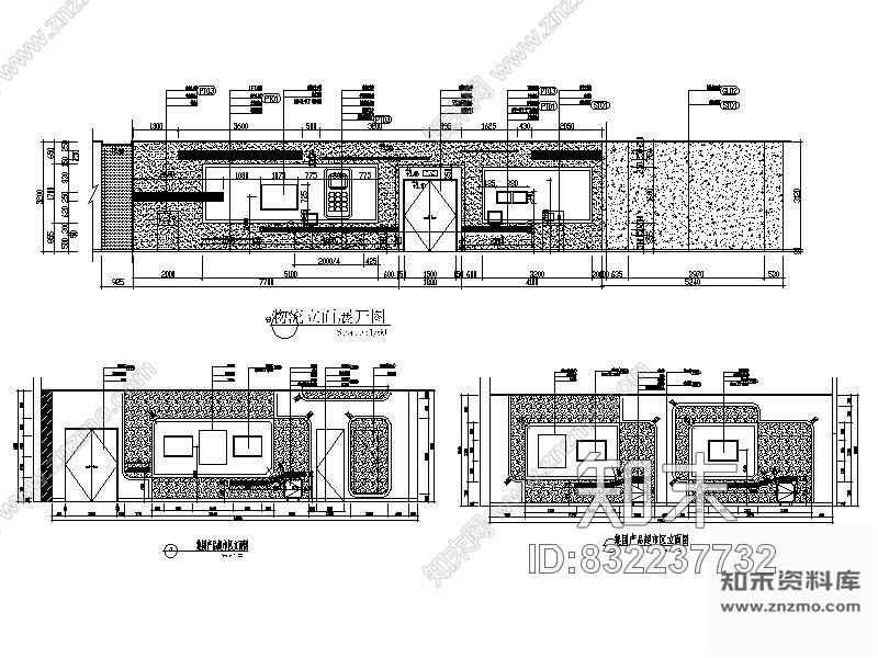 图块/节点移动通信产品展示立面图cad施工图下载【ID:832237732】