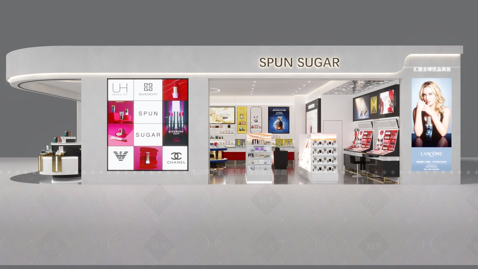 现代美妆店3D模型下载【ID:1157013194】