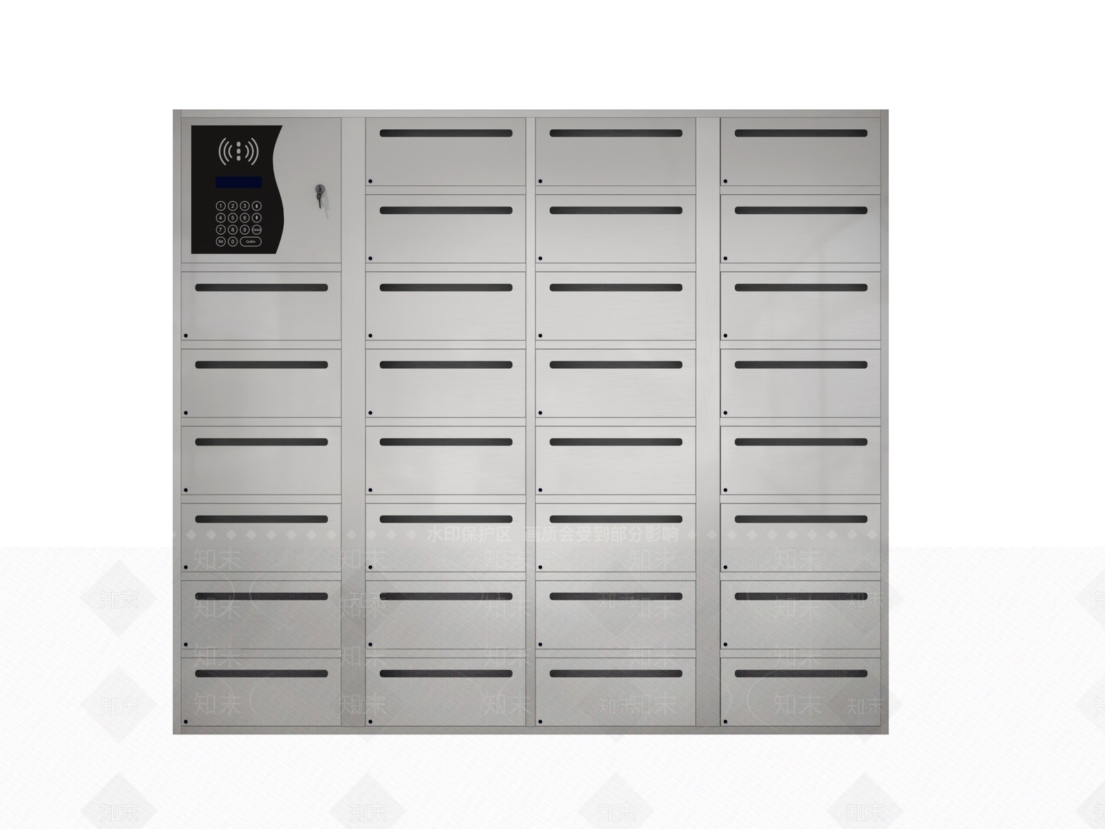 现代快递柜3D模型下载【ID:1157015696】