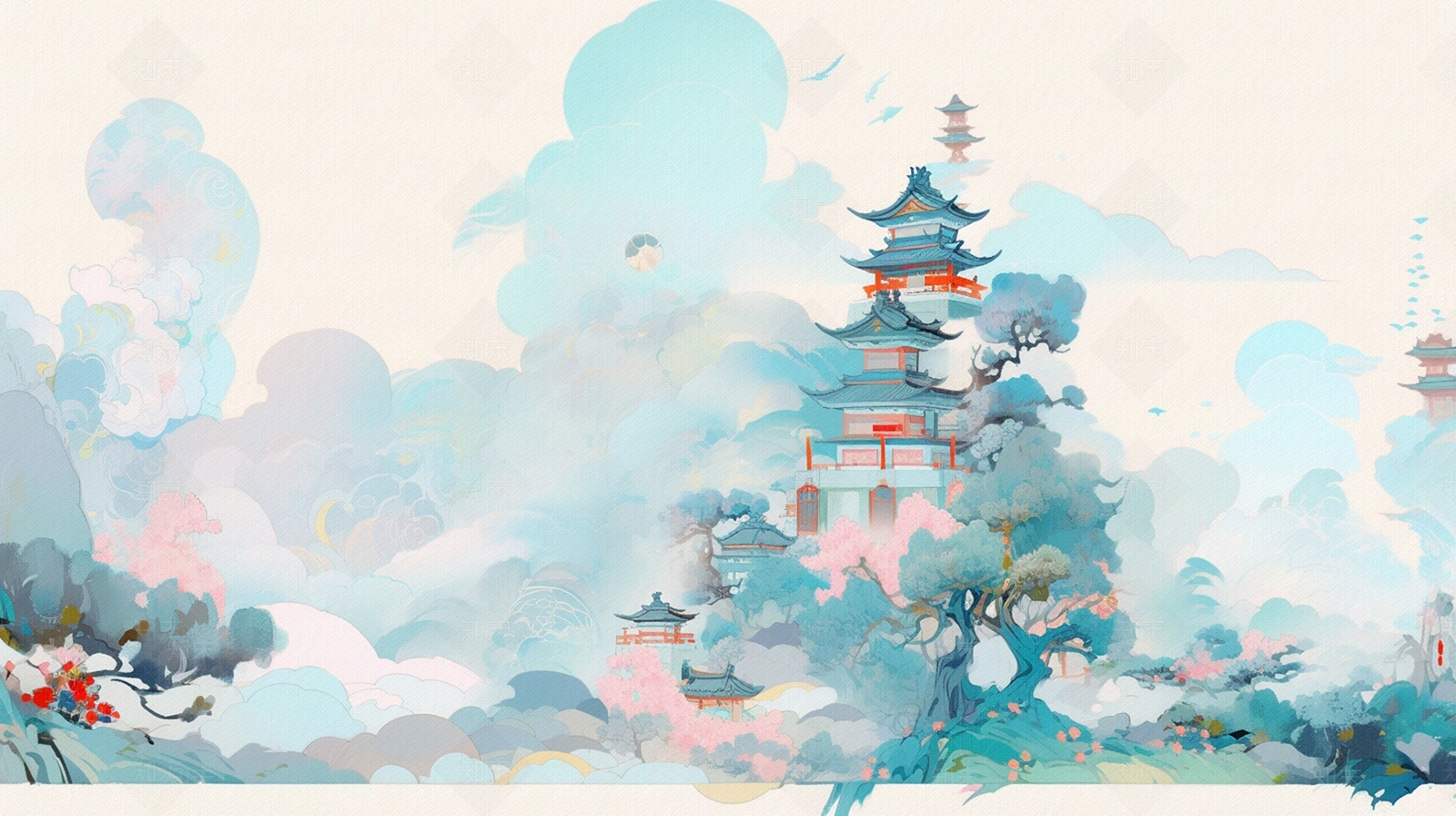 壁画高清贴图材质