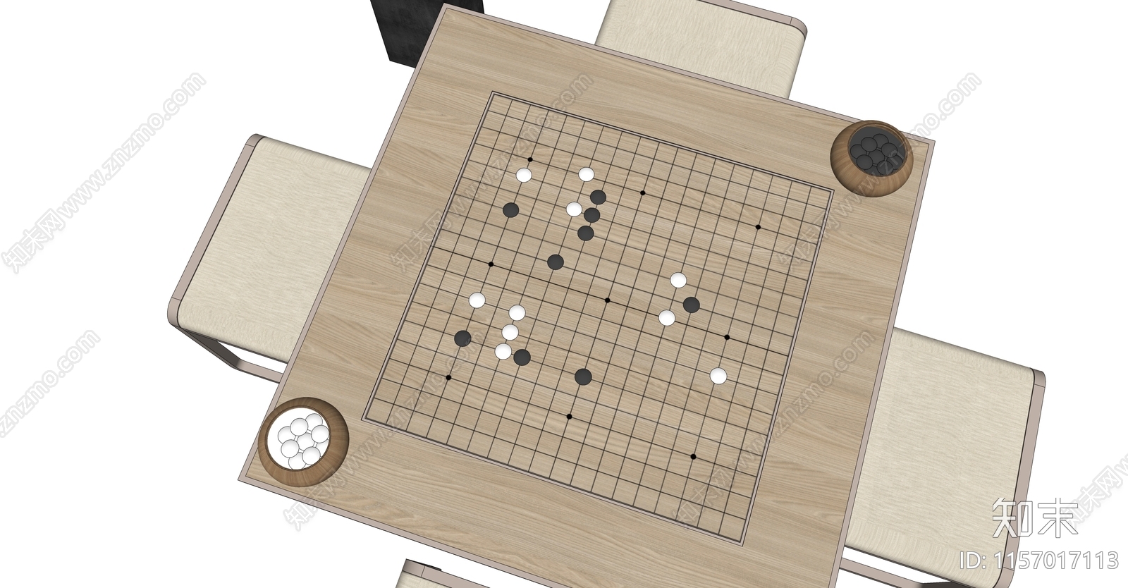 围棋SU模型下载【ID:1157017113】