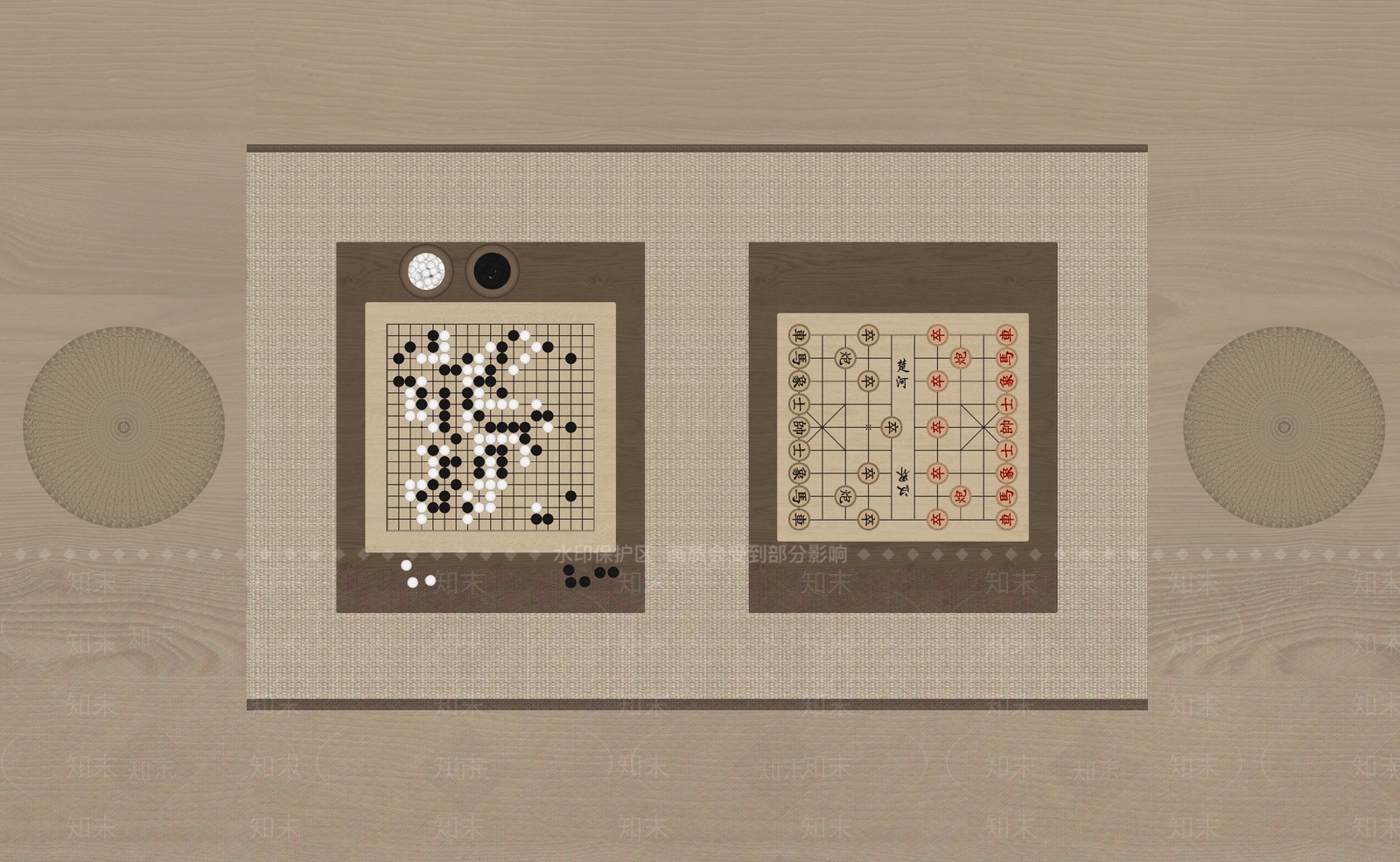 现代围棋SU模型下载【ID:1157331853】