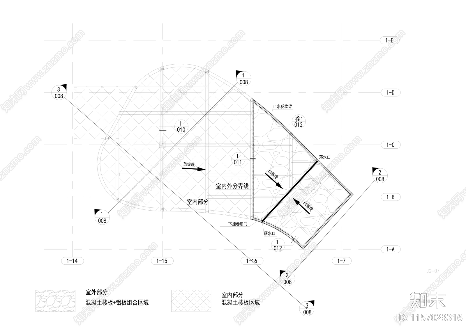 房结构房屋cad施工图下载【ID:1157023316】