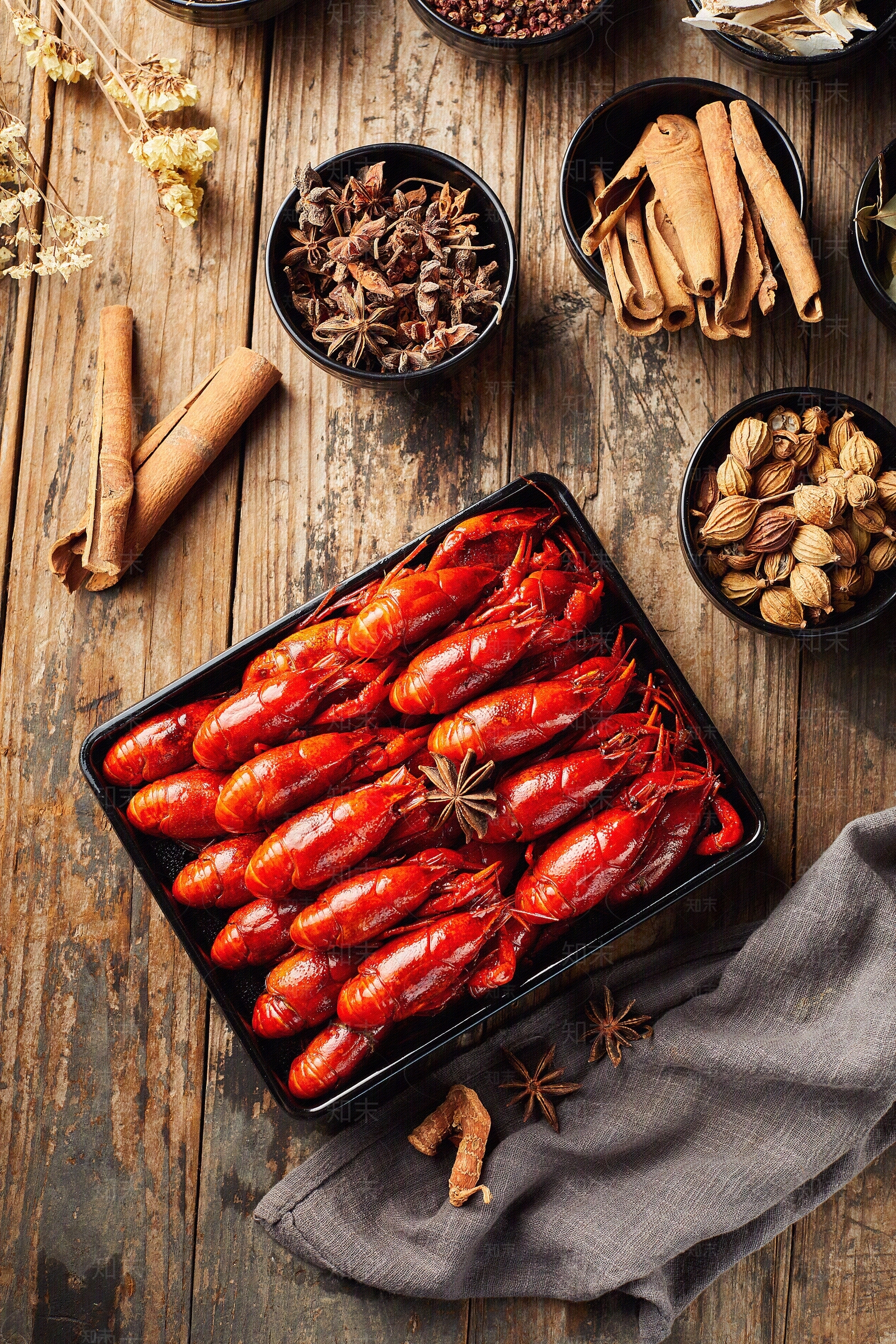 美味食物海报小龙虾贴图下载【ID:1157045358】