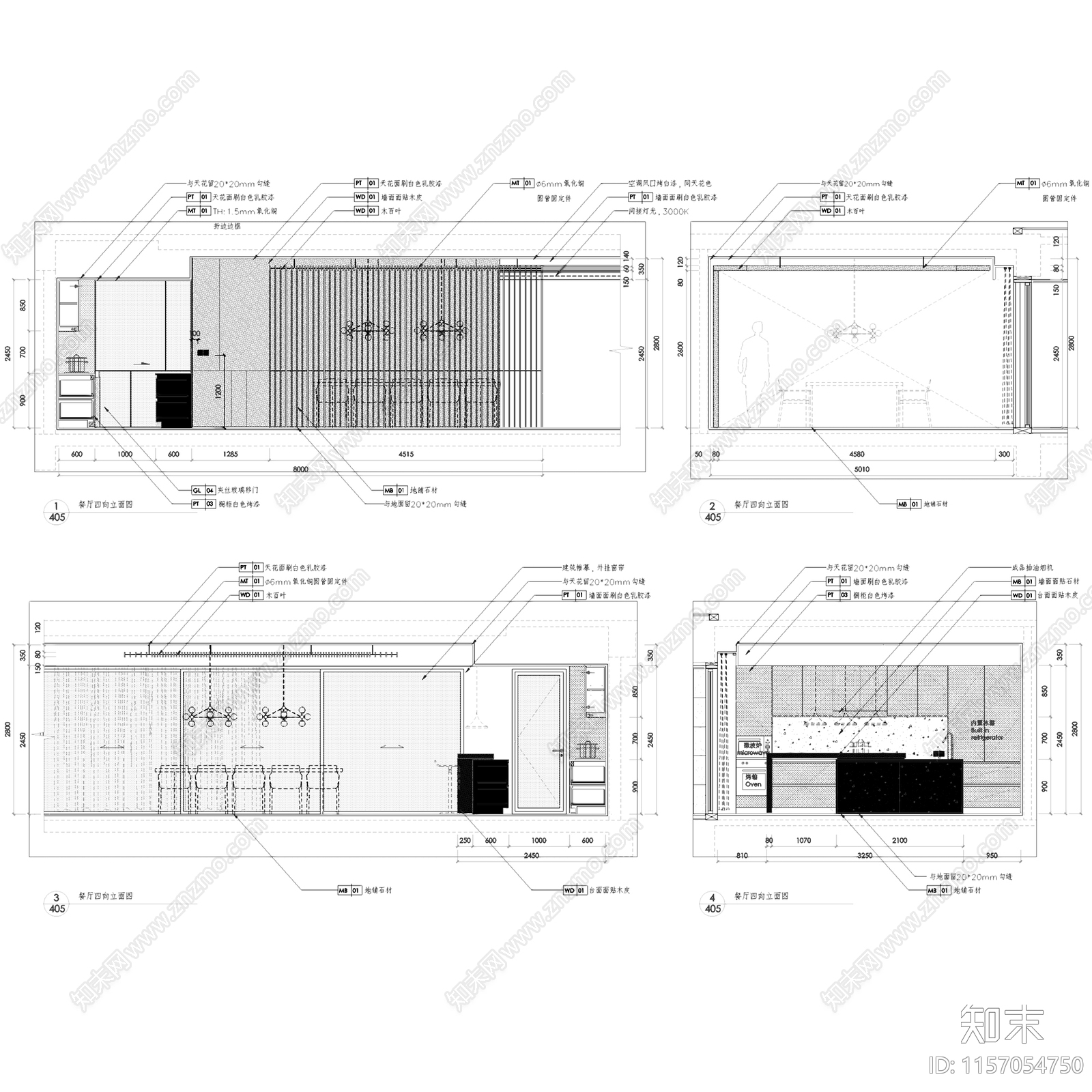 现代三亚海棠湾四季酒店公寓标准层房型室内家装施工图下载【ID:1157054750】