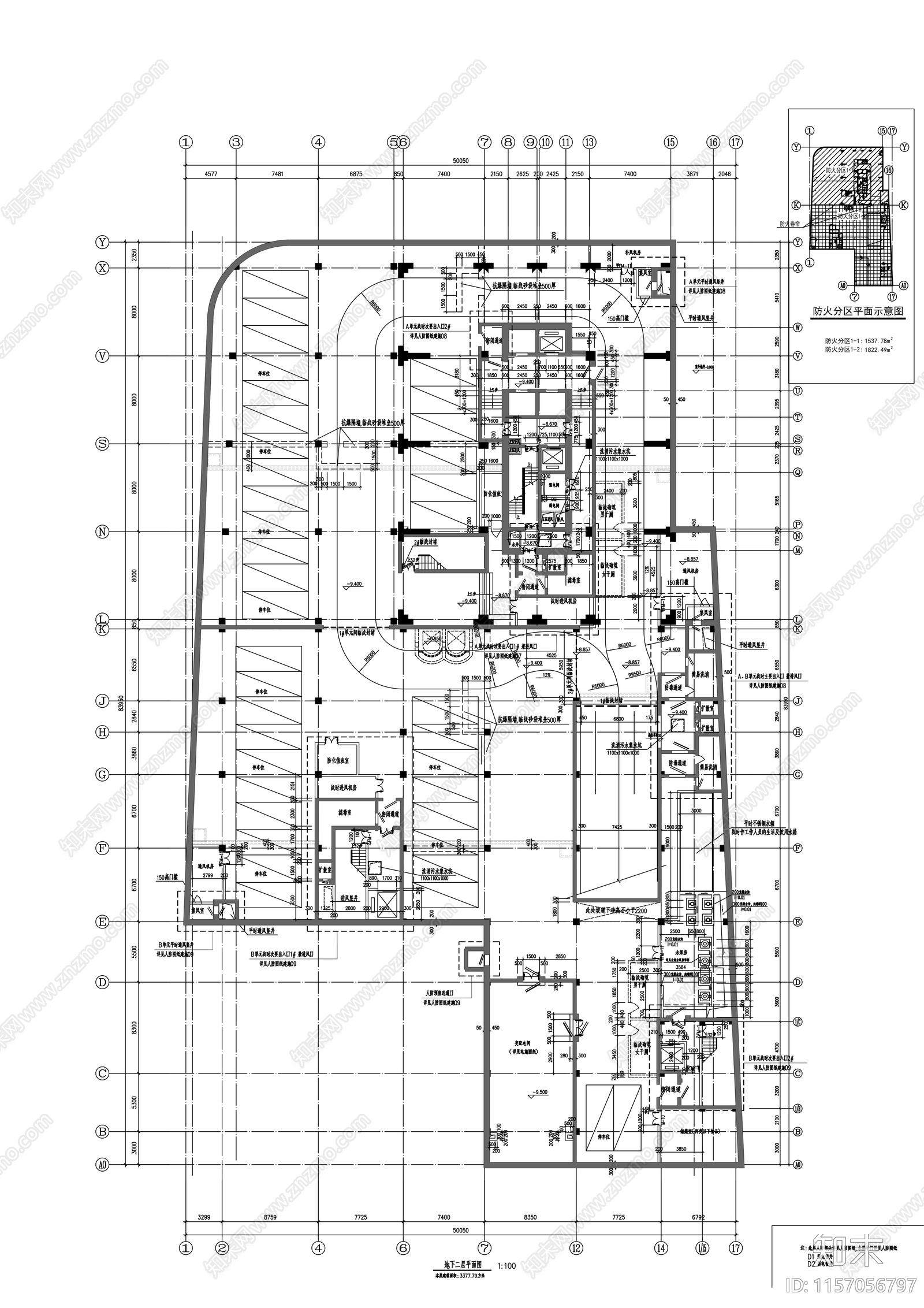24层欧式风格办公综合体建施工图下载【ID:1157056797】