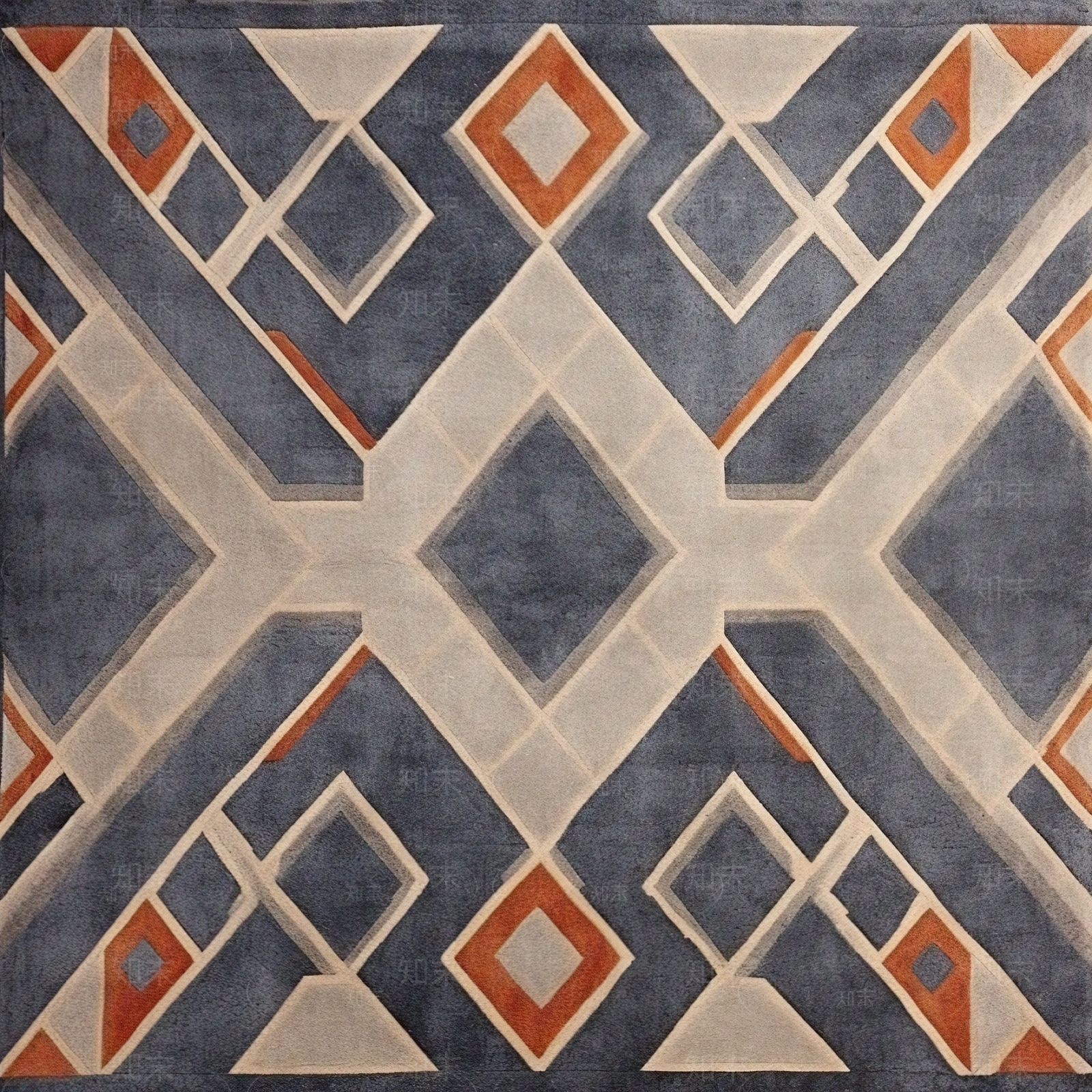 欧式菱形花纹地毯贴图下载【ID:1157061524】