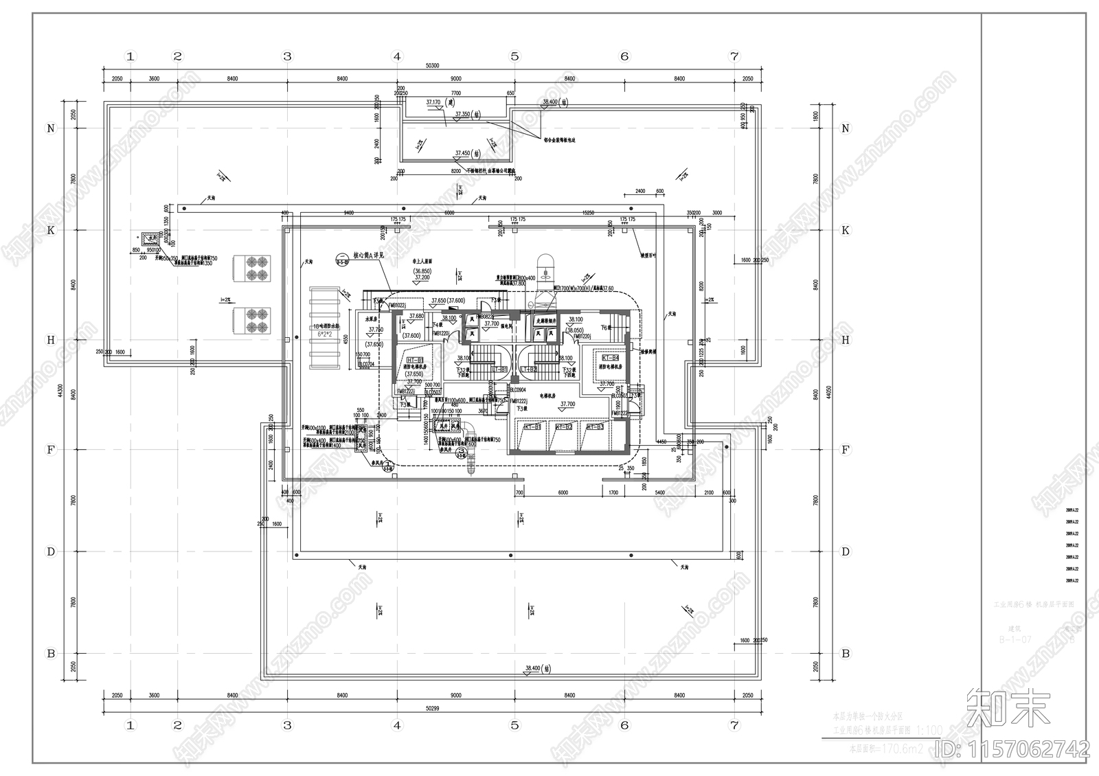 高层框架结构金融企业办公研发楼建施工图下载【ID:1157062742】