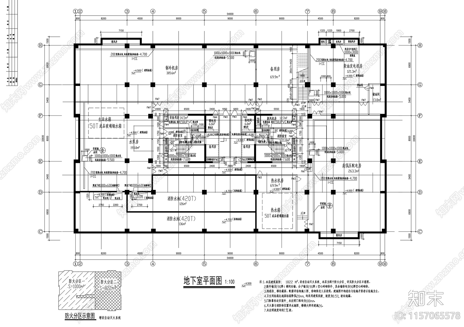 工业园区十八层办公综合楼建cad施工图下载【ID:1157065578】