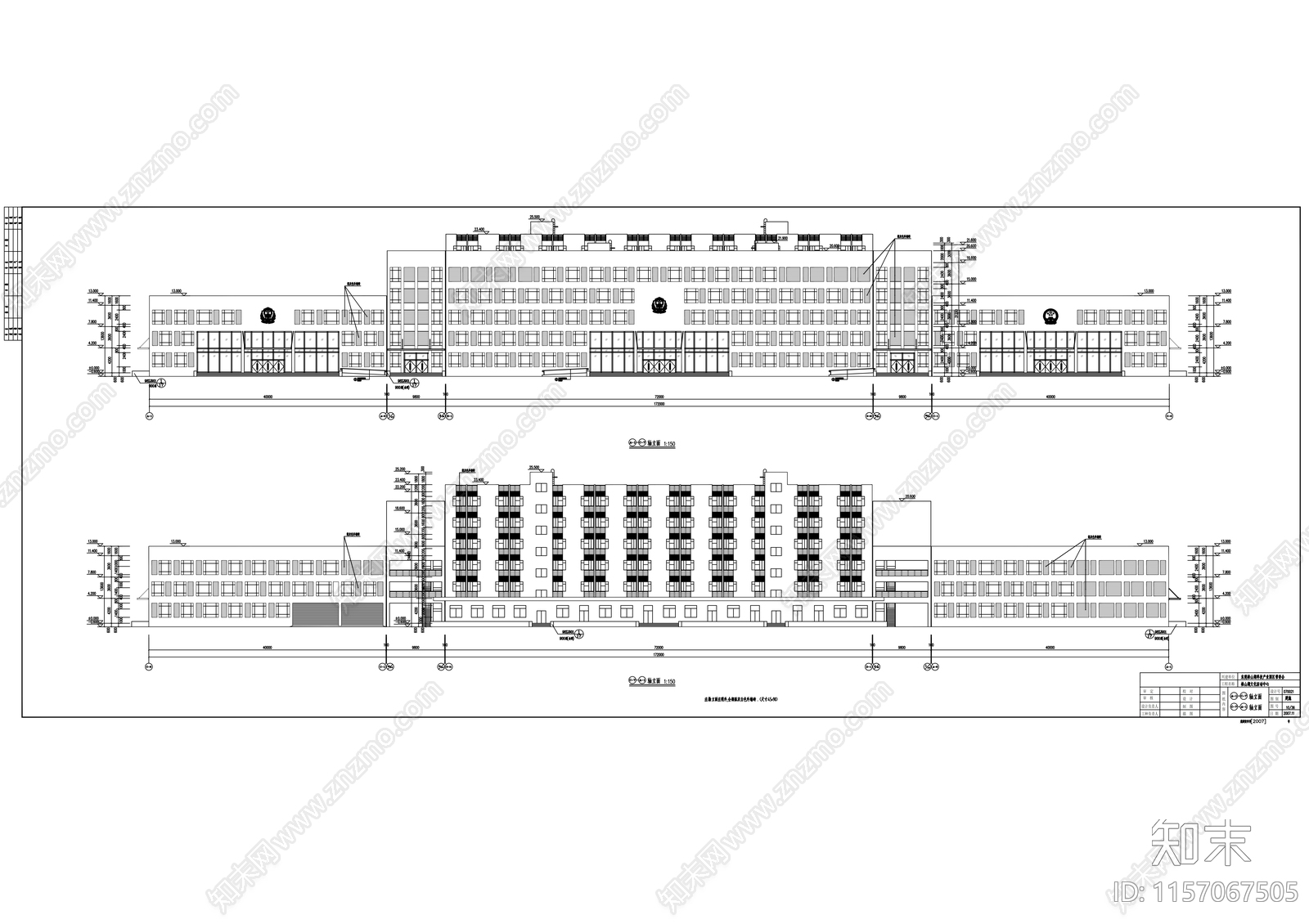 交通局办公楼建筑结构水电cad施工图下载【ID:1157067505】