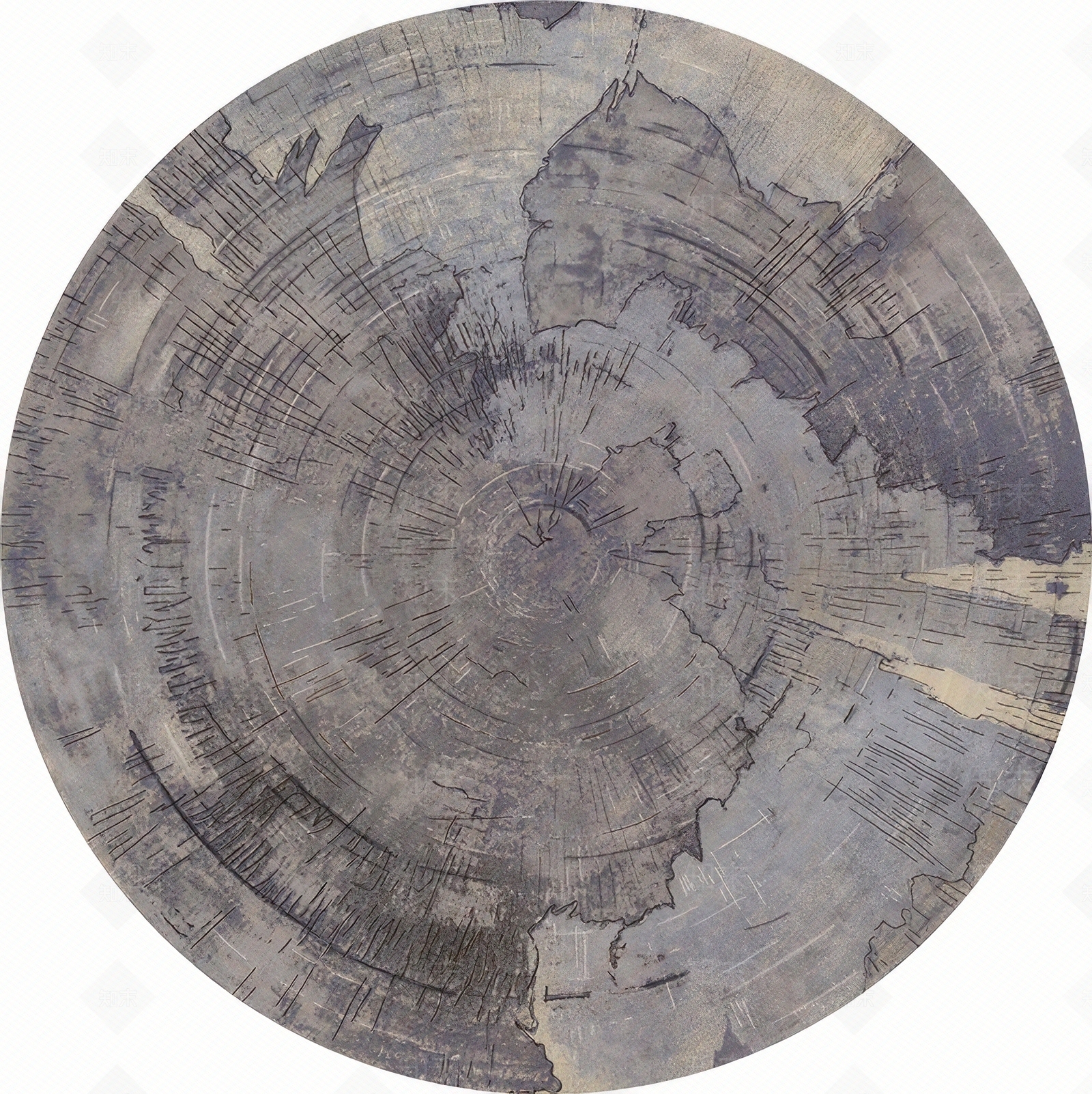 新中式圆形地毯贴图下载【ID:1157069029】