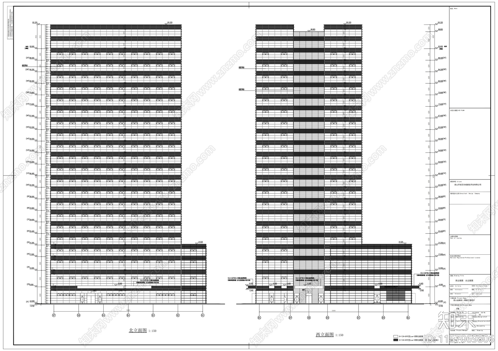 农村商业银行大楼建筑图cad施工图下载【ID:1157069806】