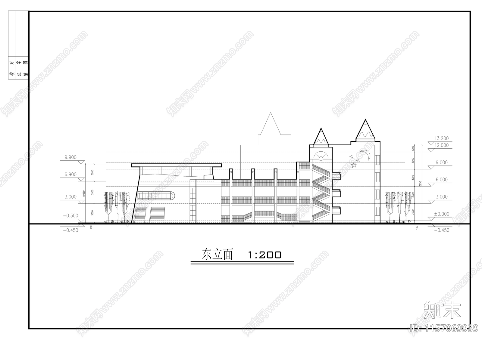 幼儿园设计cad施工图下载【ID:1157069939】