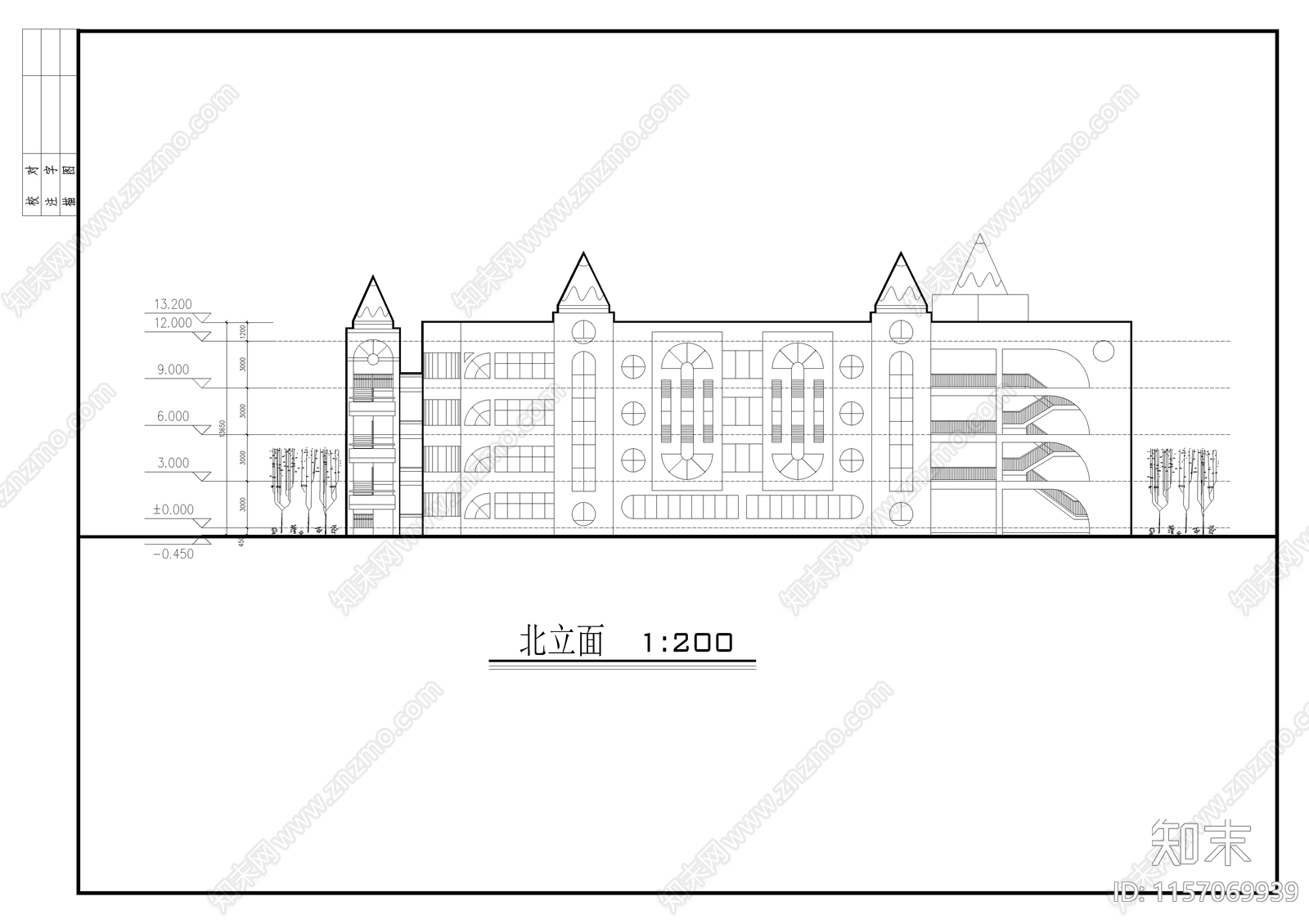 幼儿园设计cad施工图下载【ID:1157069939】