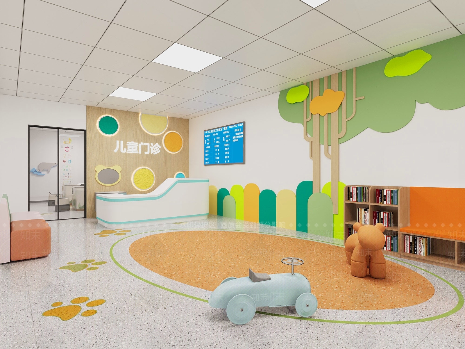 现代儿童医院3D模型下载【ID:1157071335】