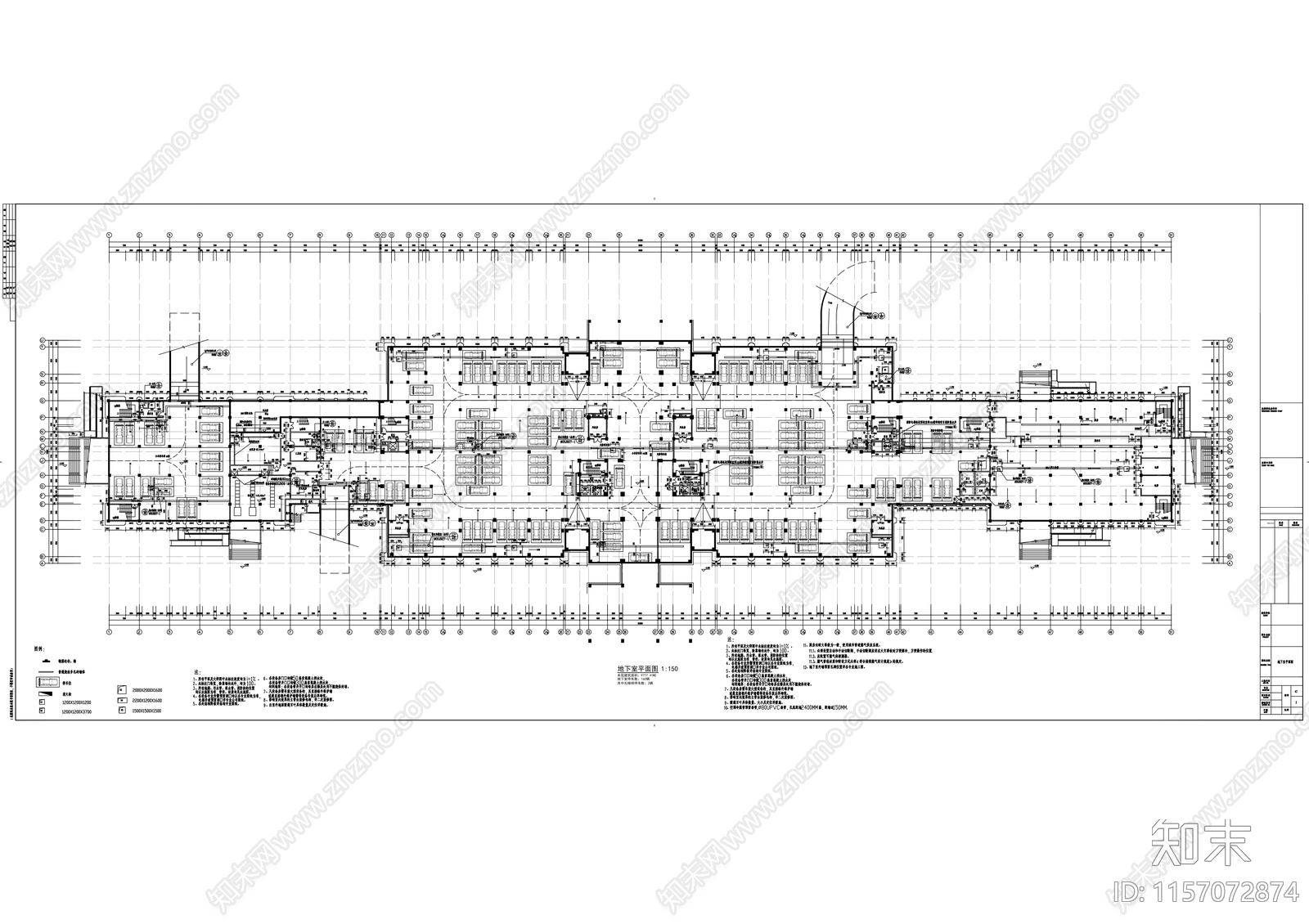 十一层办公楼建筑图cad施工图下载【ID:1157072874】