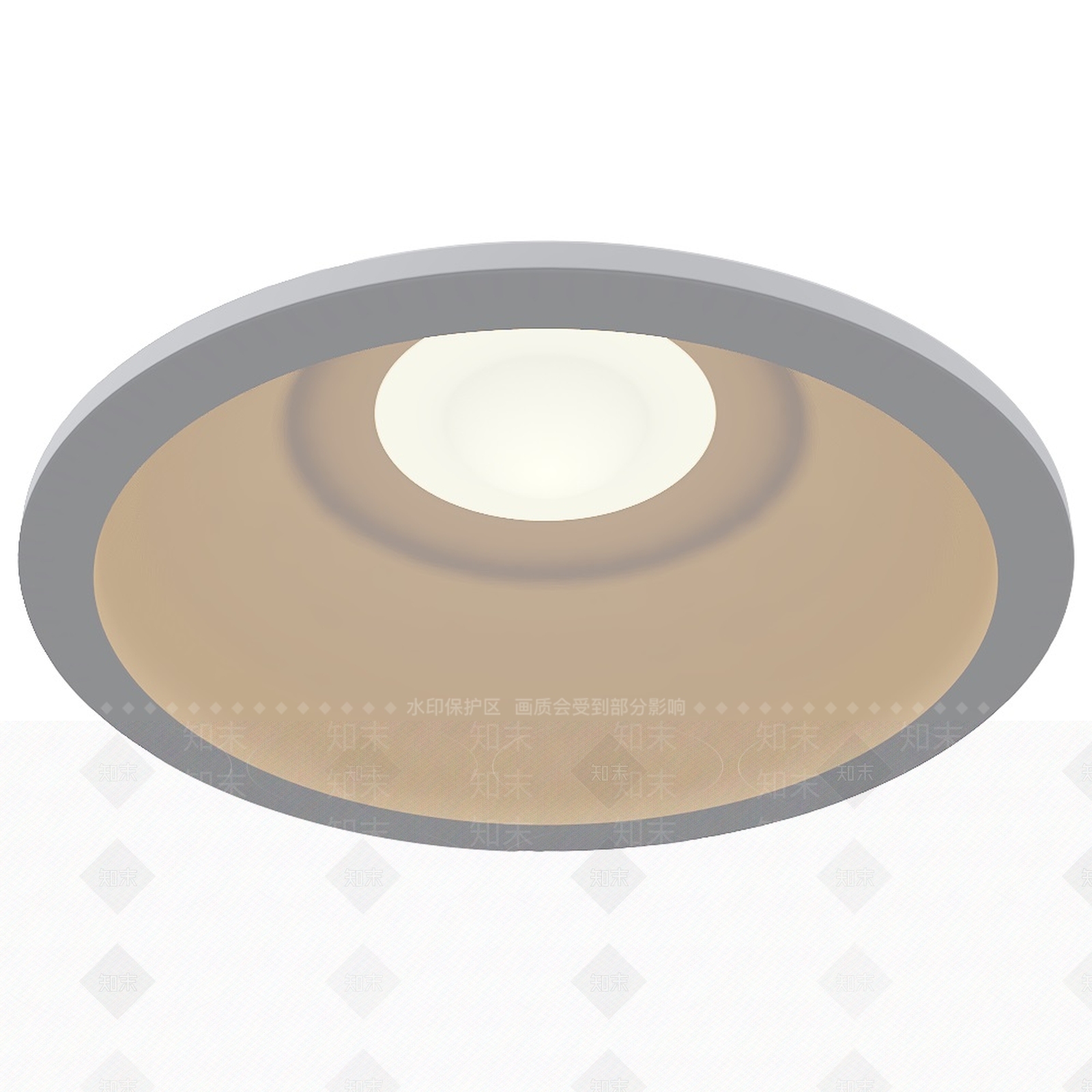 现代筒灯3D模型下载【ID:1157072936】