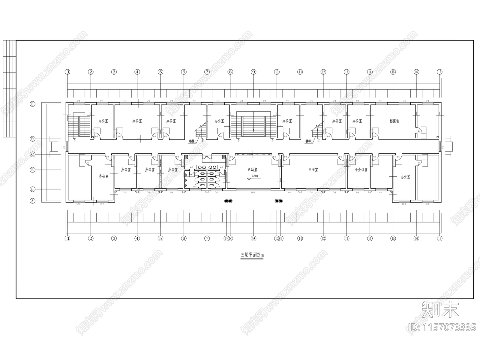 四层计划生育综合服务站建筑图cad施工图下载【ID:1157073335】