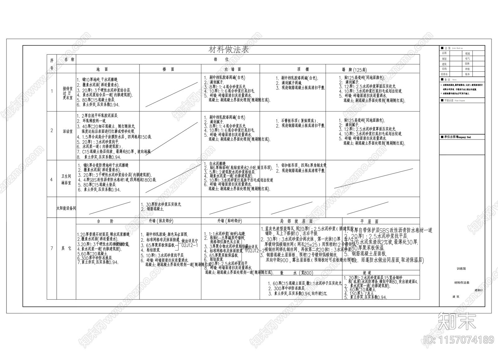 训练馆建筑图cad施工图下载【ID:1157074189】