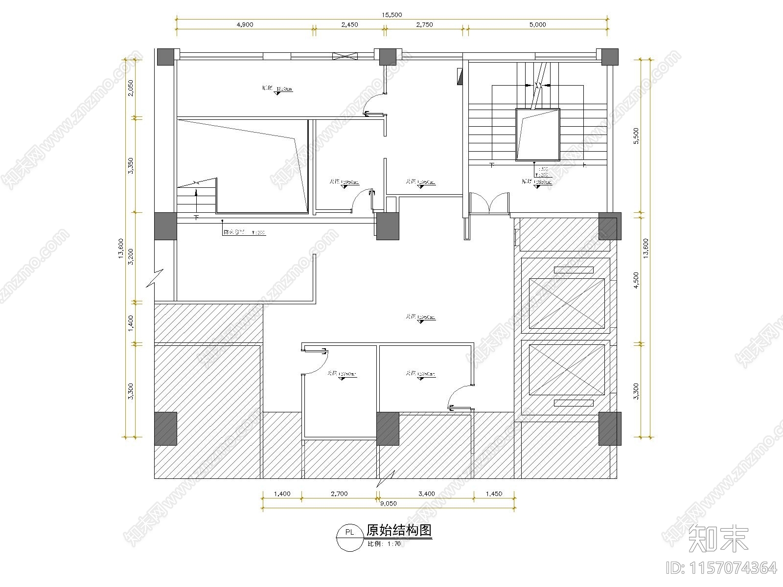 01会所平cad施工图下载【ID:1157074364】