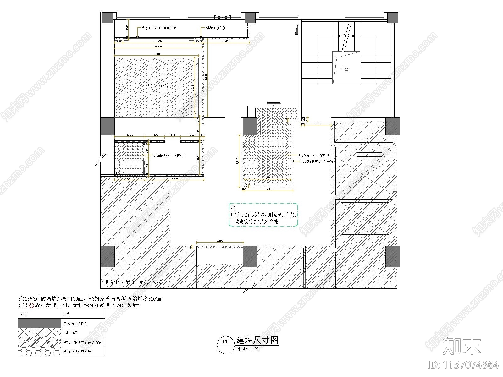 01会所平cad施工图下载【ID:1157074364】