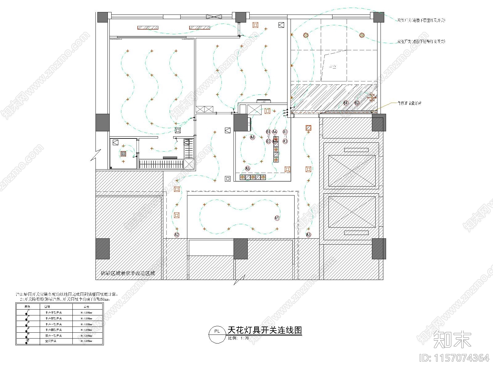 01会所平cad施工图下载【ID:1157074364】